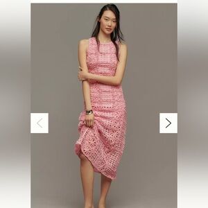 NWT Endless Rose Sleeveless Textured Midi Dress